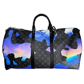 Louis Vuitton-keepall 55 Bandoulière-Multiple colors,Dark grey